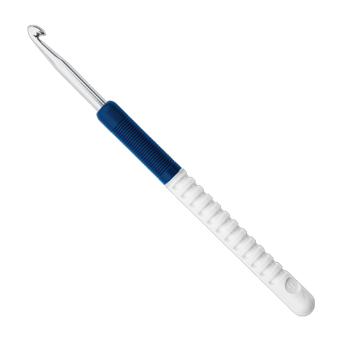 картинка Крючок с пластиковой ручкой, сталь ADDI | интернет магазин пряжи АЖУР